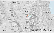Silver Style 3D Map of ZIP code 84318