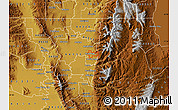 Physical Map of ZIP code 84318