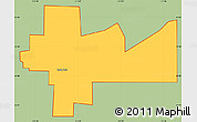 Savanna Style Simple Map of ZIP code 84318, cropped outside