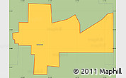 Savanna Style Simple Map of ZIP code 84318