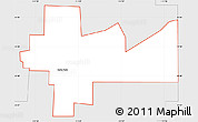 Silver Style Simple Map of ZIP code 84318