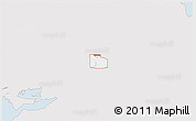 Silver Style 3D Map of ZIP code 84319, single color outside
