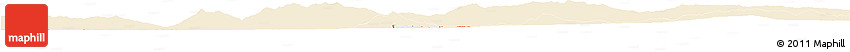 Classic Style Horizon Map of ZIP Code 84319, single color outside