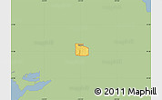 Savanna Style Map of ZIP code 84319, single color outside
