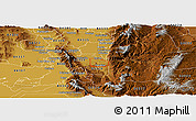 Physical Panoramic Map of ZIP code 84319