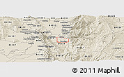 Shaded Relief Panoramic Map of ZIP code 84319