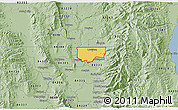 Savanna Style 3D Map of ZIP code 84320