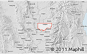 Silver Style 3D Map of ZIP code 84320