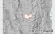 Gray Map of ZIP code 84320