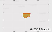 Physical Map of ZIP code 84320, cropped outside