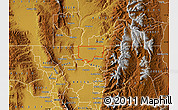 Physical Map of ZIP code 84320
