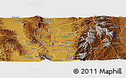 Physical Panoramic Map of ZIP code 84320