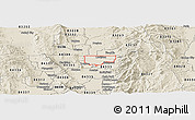 Shaded Relief Panoramic Map of ZIP code 84320