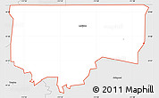 Silver Style Simple Map of ZIP code 84320