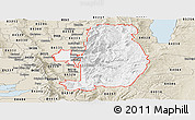 Classic Style Panoramic Map of ZIP code 84321