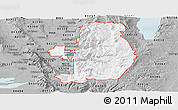 Gray Panoramic Map of ZIP code 84321