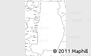 Blank Simple Map of ZIP code 84321