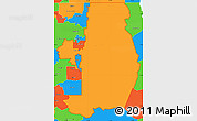 Political Simple Map of ZIP code 84321