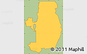 Savanna Style Simple Map of ZIP code 84321, cropped outside