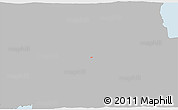 Gray 3D Map of ZIP code 84322, single color outside