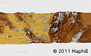 Physical Panoramic Map of ZIP code 84322