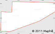 Silver Style Simple Map of ZIP code 84322, cropped outside