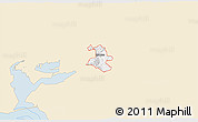 Classic Style 3D Map of ZIP code 84324, single color outside