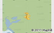 Savanna Style Map of ZIP code 84324, single color outside