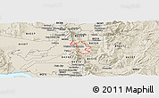 Shaded Relief Panoramic Map of ZIP code 84324