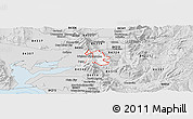 Silver Style Panoramic Map of ZIP code 84324