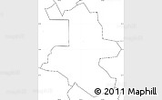 Blank Simple Map of ZIP code 84324, no labels