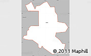 Gray Simple Map of ZIP code 84324