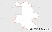 Silver Style Simple Map of ZIP code 84324