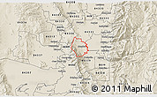 Shaded Relief 3D Map of ZIP code 84325