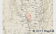 Shaded Relief Map of ZIP code 84325