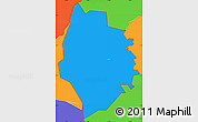 Political Simple Map of ZIP code 84325
