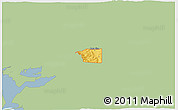Savanna Style 3D Map of ZIP code 84328, single color outside