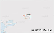 Silver Style 3D Map of ZIP code 84328, single color outside