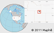 Gray Location Map of ZIP code 84328, highlighted country, highlighted county