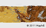 Physical Panoramic Map of ZIP code 84328
