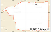 Classic Style Simple Map of ZIP code 84328