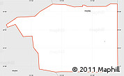 Silver Style Simple Map of ZIP code 84328
