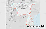 Silver Style 3D Map of ZIP code 84329