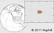 Blank Location Map of ZIP code 84329, highlighted country, highlighted county