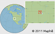 Savanna Style Location Map of ZIP code 84329