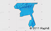 Political Map of ZIP code 84329, cropped outside
