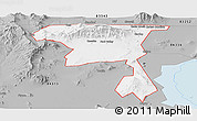 Gray Panoramic Map of ZIP code 84329