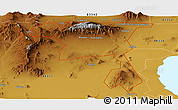 Physical Panoramic Map of ZIP code 84329