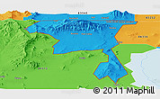 Political Panoramic Map of ZIP code 84329