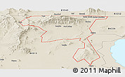 Shaded Relief Panoramic Map of ZIP code 84329